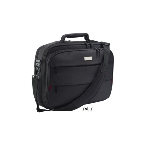 Sacoche ordinateur cabine polyester 1680D Sol�s - Transit - 71130 publicitaire