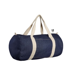 Sac polochon zippé 220grs jean Sac polochon zippé 220grs jean