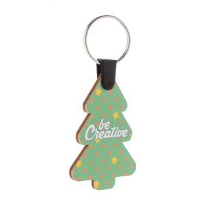 Fjerny Creative Porte-clés de Noël personnalisé, arbre de Noël