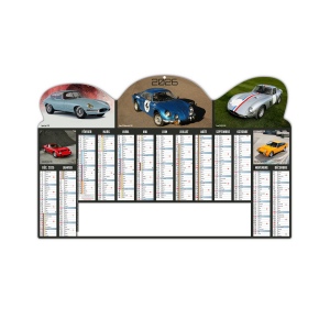 JACKY 2026 - MAXI 650 x 405 mm - CC REMBORDE - DOS CUISINE - MARQUAGE QUADRI - IDENTIQUE RECTO VERSO - 2 OEILLETS CORDON