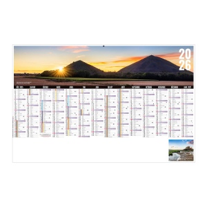 LIBRE CHOIX NORDISTE 2026 - MAXI 650 x 405 mm - CC REMBORDE - DOS ECOGESTES - MARQUAGE QUADRI - DIFFERENT RECTO VERSO - 2 OEILLETS CORDON