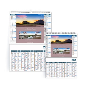 2EN1 - ECHAPPEES 2026 - SMALL 330 x 470 mm - MARQUAGE QUADRI