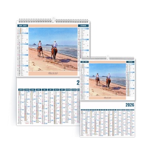 2EN1 - AQUARELLE 2026 - SMALL 330 x 470 mm - MARQUAGE QUADRI