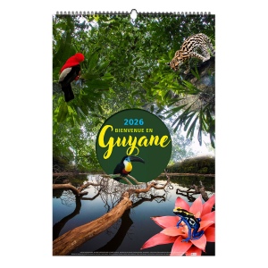 BIENVENUE EN GUYANE 2026 - 7 FEUILLETS - RELIURE SPIRALE - MARQUAGE 1 COULEUR