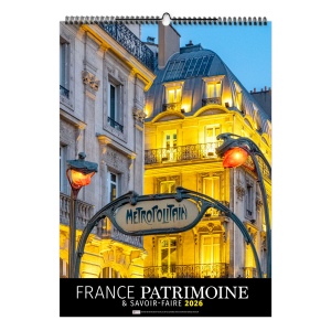 FRANCE PATRIMOINE 2026 - 7 FEUILLETS - RELIURE BAGUETTE - MARQUAGE QUADRI