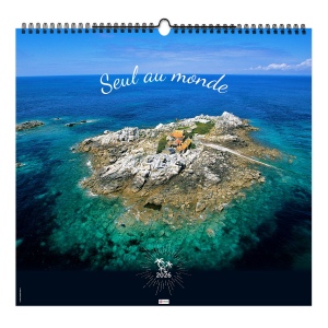 SEUL AU MONDE 2026 - SMALL 330 x 315 mm - 7 FEUILLETS - RELIURE BAGUETTE - MARQUAGE QUADRI