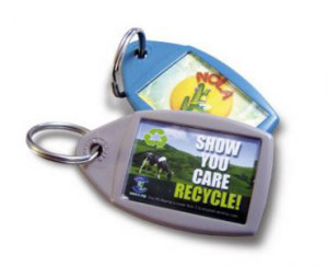 Porte-clés "Surf" en plastique recyclé