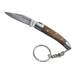 Laguiole porte-clé, 6 cm, loupe de chêne