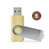 Clé USB TWISTER 8 GB bois clair