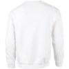 Sweat-shirt manches droites blanc Gildan