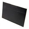 PORTE CARTE GRISE & DOCUMENTS EN SIMILI-CUIR LISSE NOIR