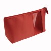 Trousse de toilette en microfibre avec fermeture éclair et fenetre perforée (26x25x9cm)