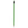 Crayon cylindrique trempé de couleur fluo avec caoutchouc