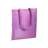 Shopper en polycoton brillant 38x42 cm, anses longues