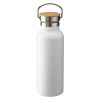 Thermos en acier inoxidable avec double paroi isolante de 500 ml avec bouchon en bambou