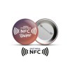 Badge bouton avec puce nfc - 45 mm
