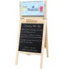 Tableau d'affichage des menus de table avec insert supérieur interchangeable