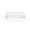 Couvercle de gobelet plat en PLA avec trou pour paille (convient aux gobelets de 9 et 12 oz)