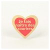 Sticker en bois Woodstick coeur