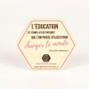 Sticker en bois Woodstick hexagone