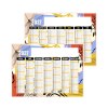 NATUREL 2027 - MICRO 210 X 155 MM - LEGER - SANS TROU - MARQUAGE QUADRI R/V DIFFÉRENTS