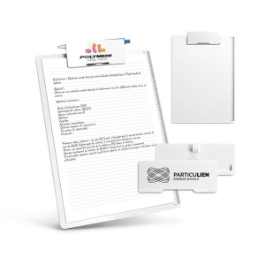 Clipboard with pen holder