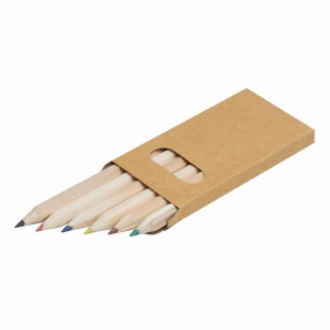 6 petits crayons en couleur TINY TREE