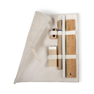 ECOSET - Set d'écriture,pochette coton