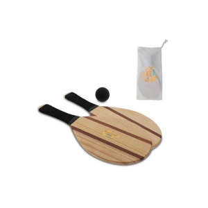 Set de plage frescobol en bois