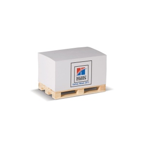 Cube papier sur palette 12x8x6cm