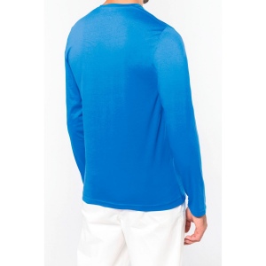 T-shirt col V manches longues