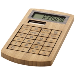 Calculatrice en bambou Eugene