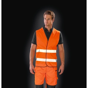 Gilet de sécurité enquêteur avec design réfléchissant, gilet de