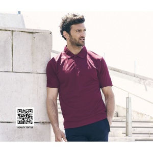 Polo homme respirant