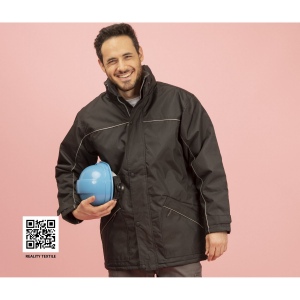 Parka avec passepoil réfléchissant