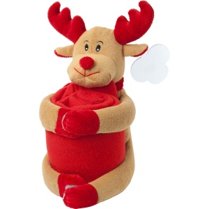 Peluche comprenant un plaid polaire Andrew