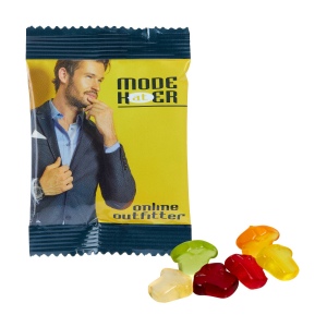 Gommes de fruits PERSONNALISÉES, 10 g avec gélatine