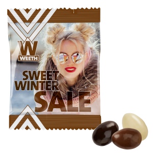 Amandes de Noël à la chocolat, sachet conventionnel