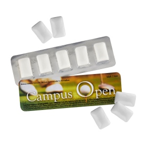 Chewing-gum sous blister