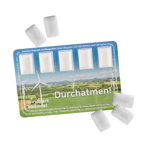 Smart Card avec sans sucres chewing-gum