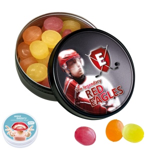 Boîte «Black or White» avec bonbons aux fruits Kalfany