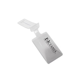 Etiquette à bagage RECTANGULAIRE grand modèle - Budget