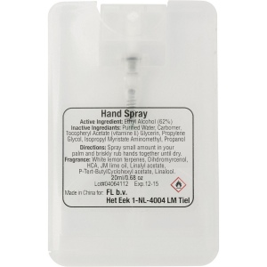 Spray nettoyant pour les mains Creditclean