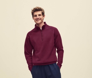 Sweat col zippé