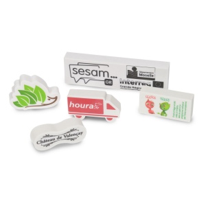 Gomme personnalisée sérigraphie