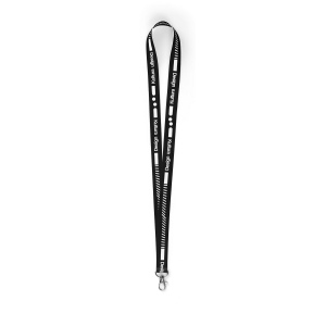 Lanyard polyester sérigraphie - 20 mm