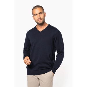 Pull col V homme