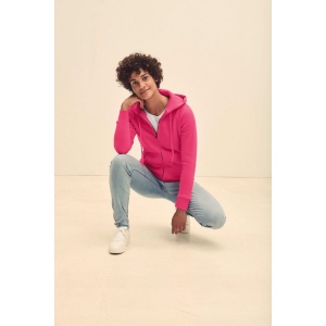 Sweat-shirt femme zippé capuche Premium (62-118-0)