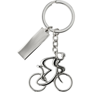 Porte-clés 'Cycliste' en métal Cirilio