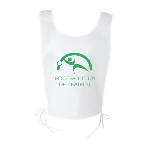 Chasuble blanc sport adulte (+Sérigraphie TB11)